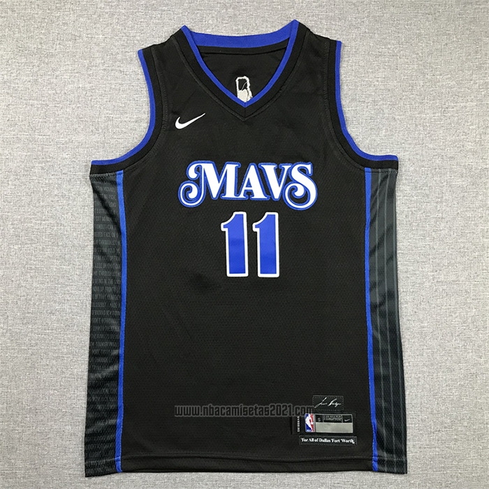 Camiseta Nino Dallas Mavericks Kyrie Irving #11 Ciudad 2023-24 Azul